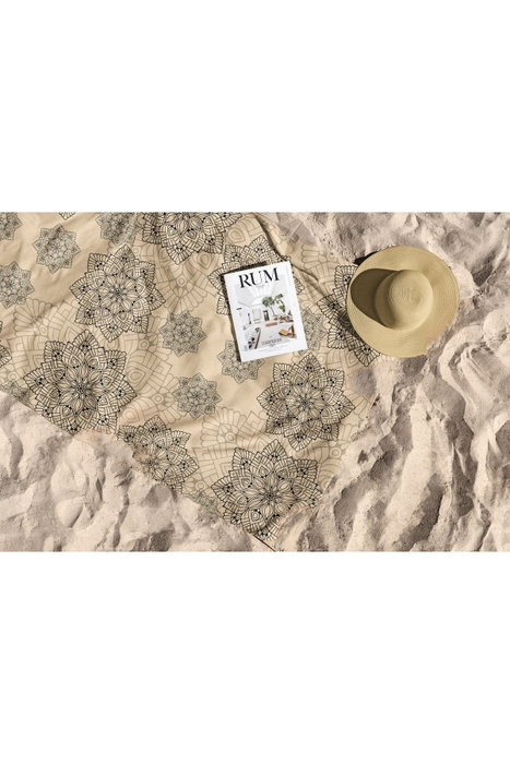 Mijölnir Toalla de Playa Multicolor Microfilamento Poliéster/Poliamida 70 x 130 cm Suave y Absorbente